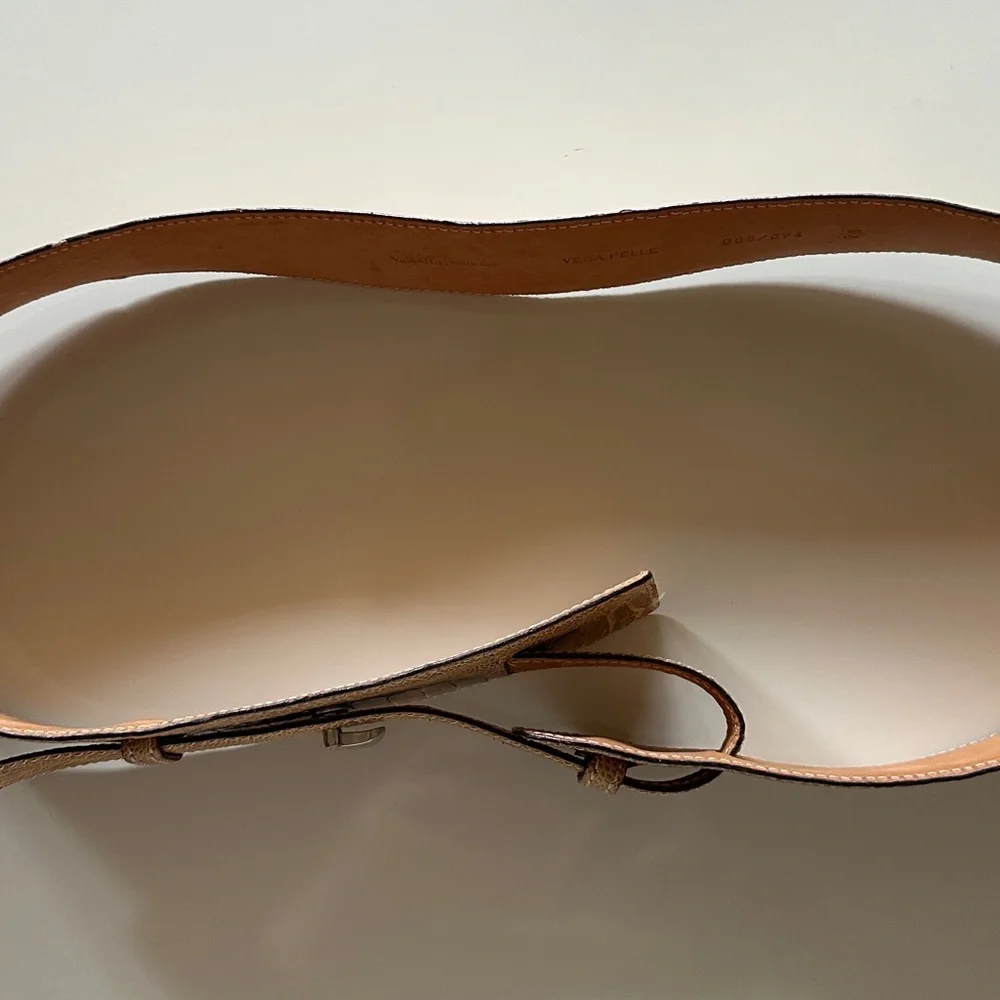 Vera Pelle Genuine Leather Belt Made in Italy